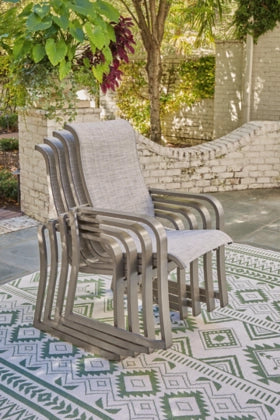 Beach Front Sling Arm Chair (Set of 4) (6622996332640)