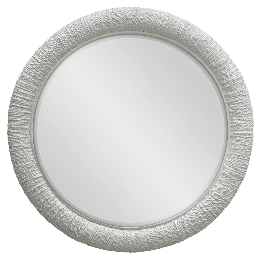 Mariner Round Mirror, White