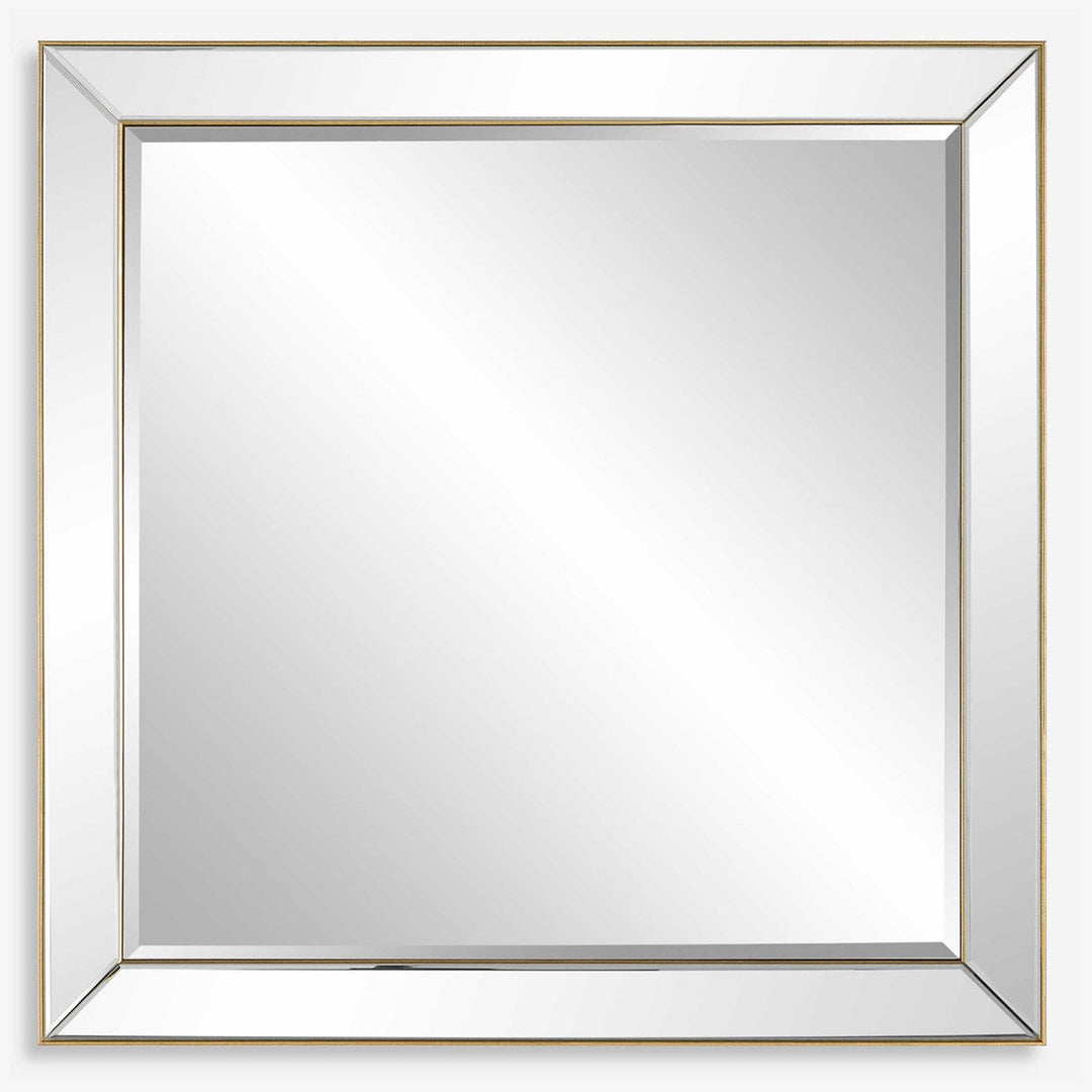 Lytton Square Mirror, Gold