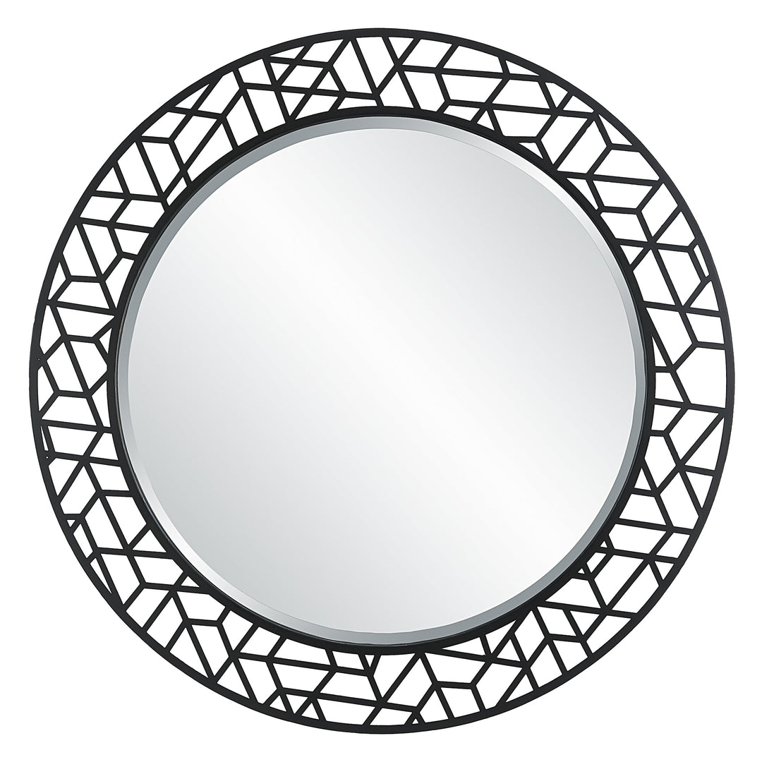 Mosaic Metal Round Mirror