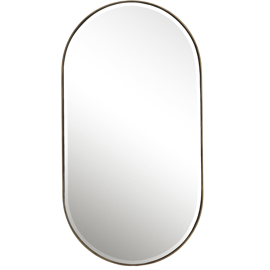 Lago Oval Gold Mirror