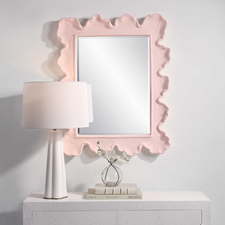 Sea Coral Mirror, Pink