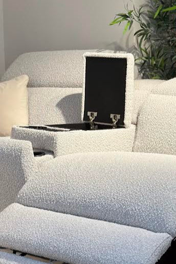Cloudy White Motion Console w/Wireless charger