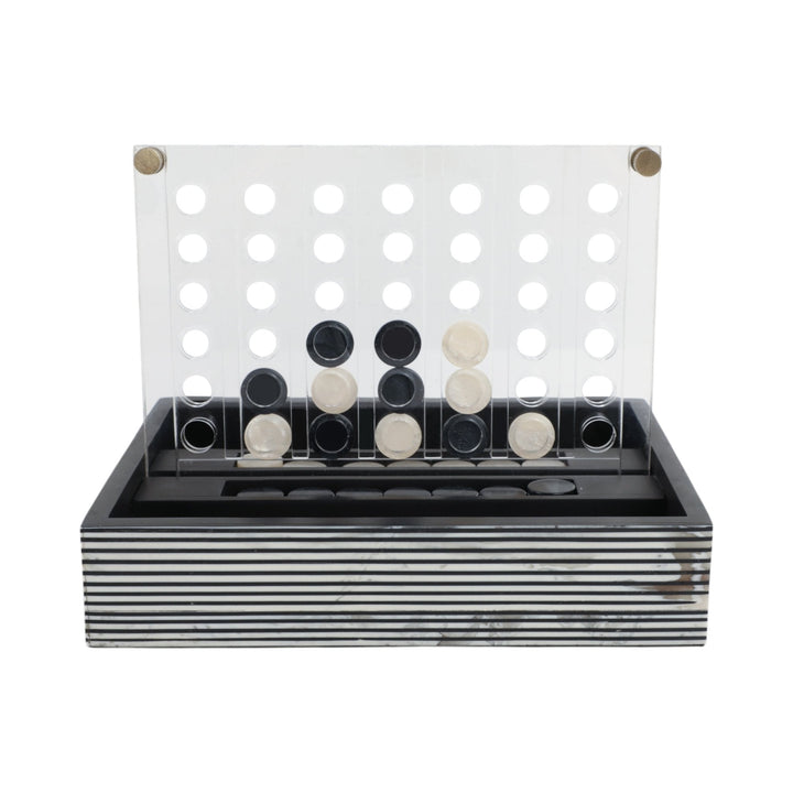 10" OXFORD BLACK AND WHITE 4-IN-A-ROW GAME