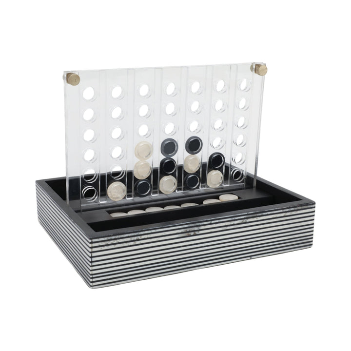 10" OXFORD BLACK AND WHITE 4-IN-A-ROW GAME