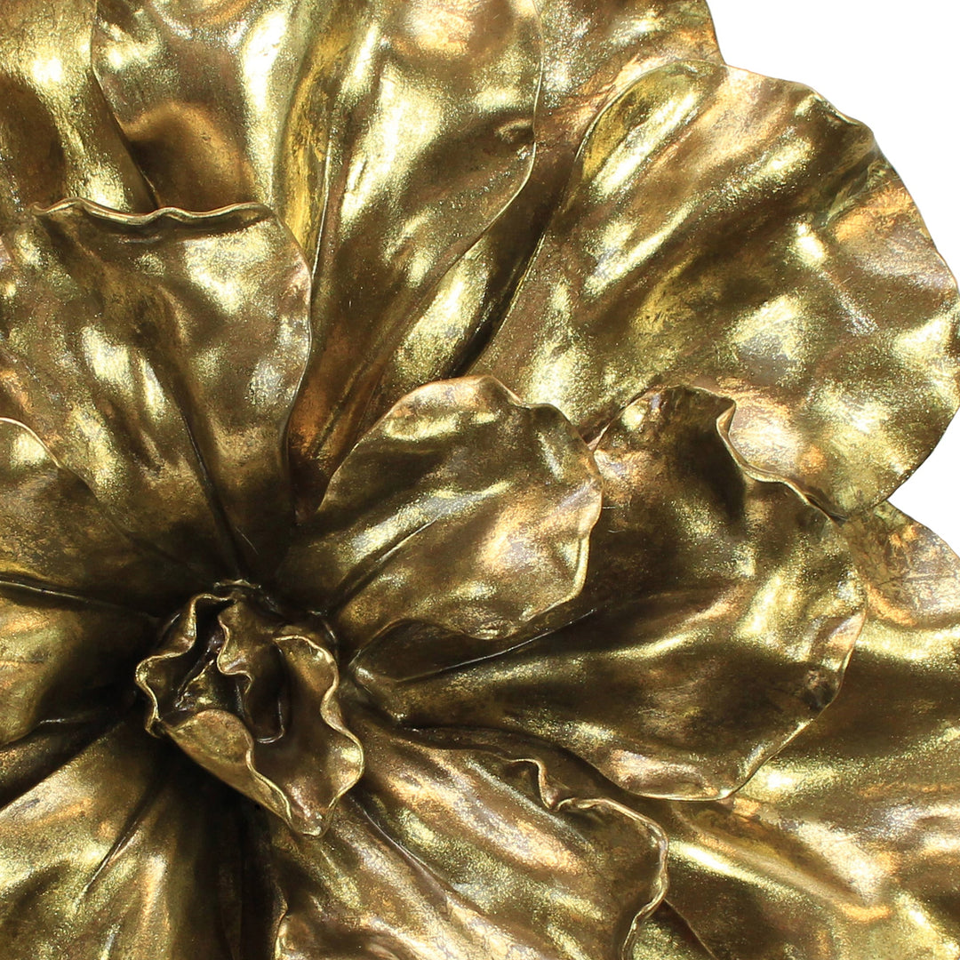 GOLD WALL FLOWER 20"