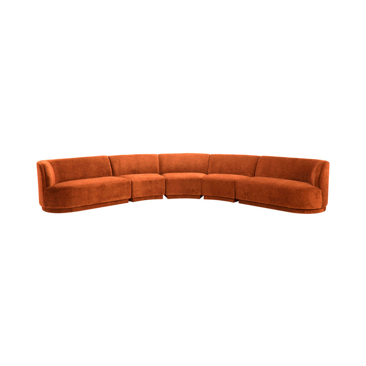 Yoon Radius Modular Sectional Fired Rust