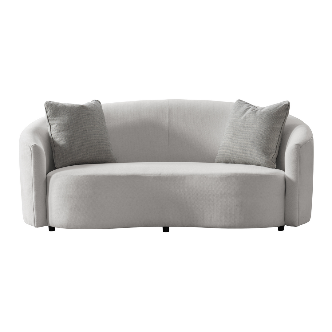 The Arc Cream Loveseat