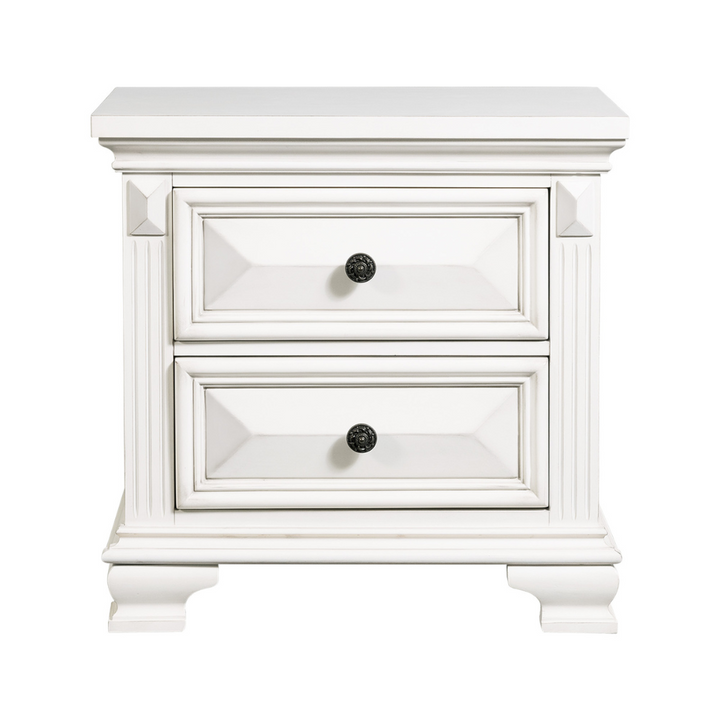 Calloway Nightstand White Color