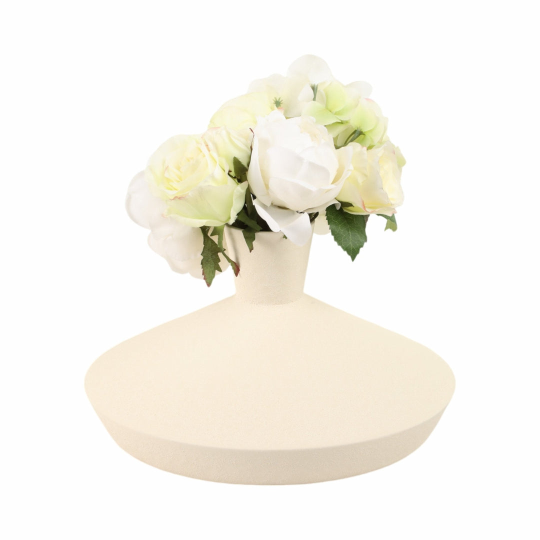 12" Evora Short And Wide Portugal Vase
