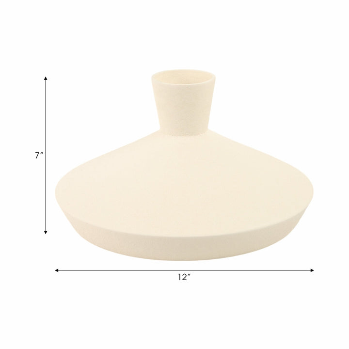 12" Evora Short And Wide Portugal Vase