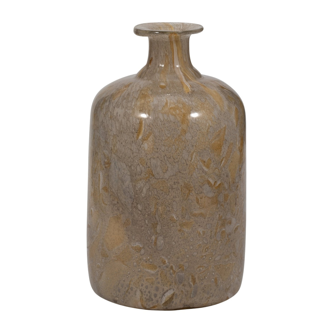 12" Foley Small Glass Bottle
