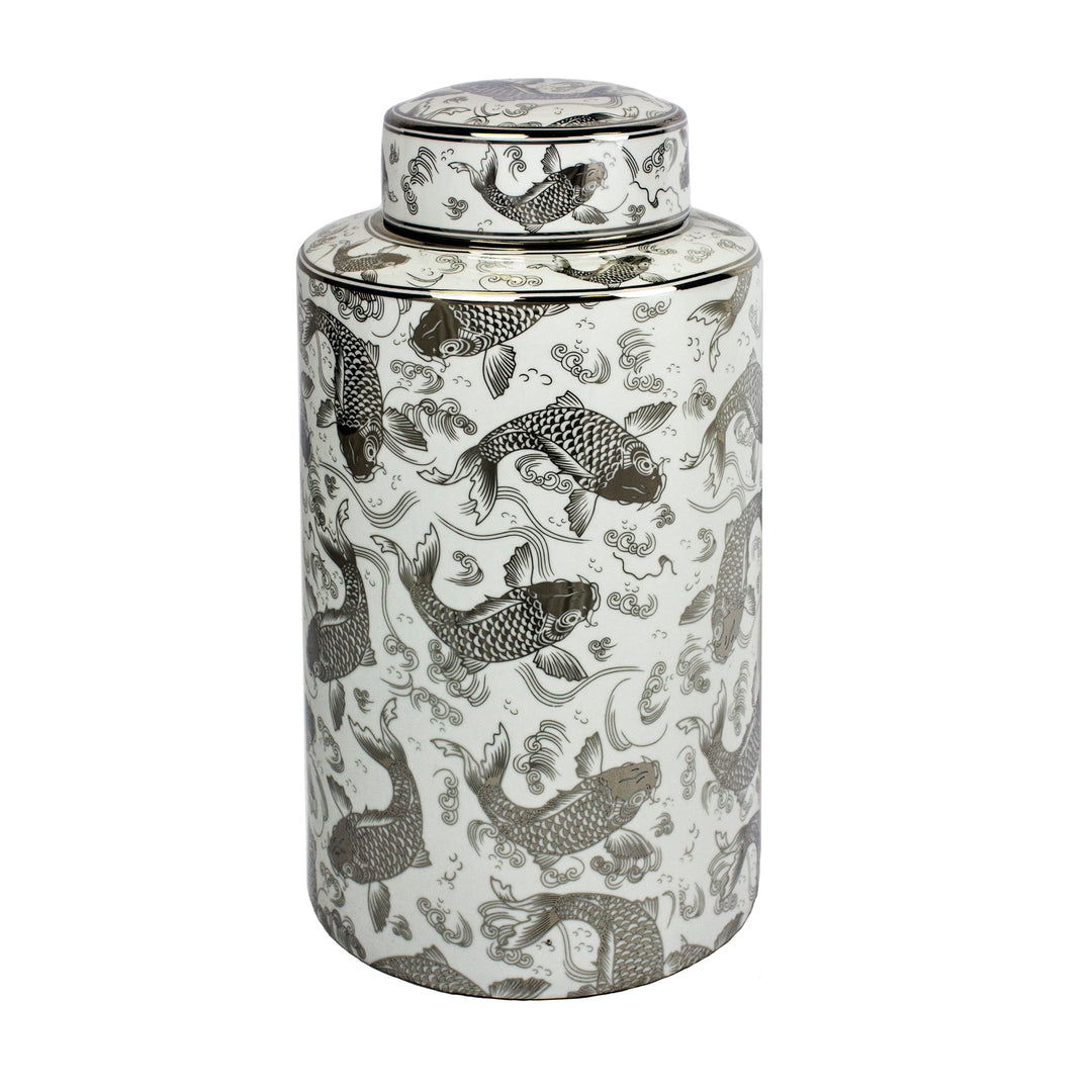 CERAMIC COVERED JAR