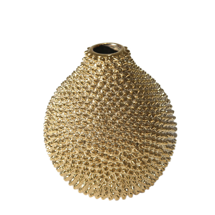 Decorative Ceramic Vase, Gold