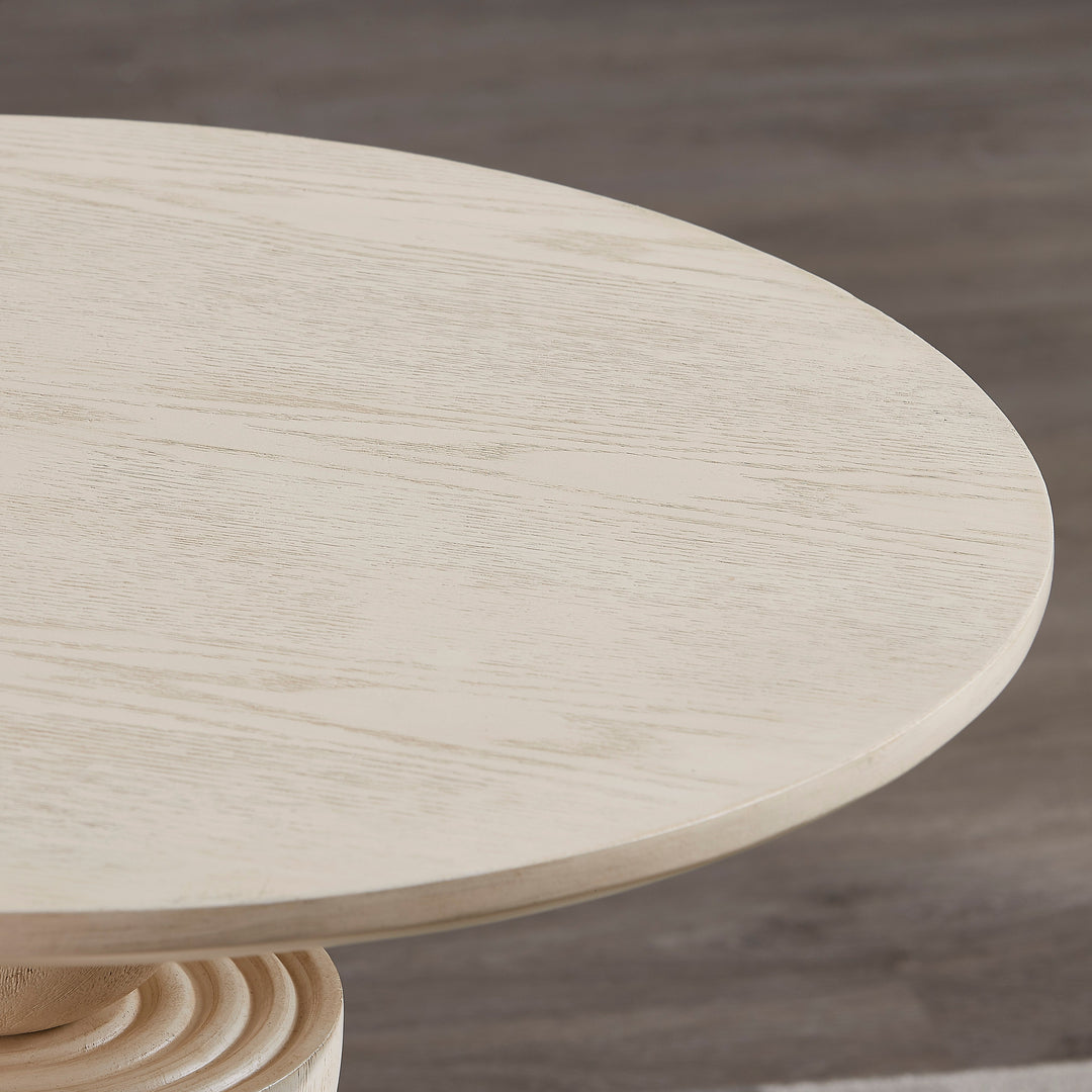 CRV Round offwhite COFFEE TABLE