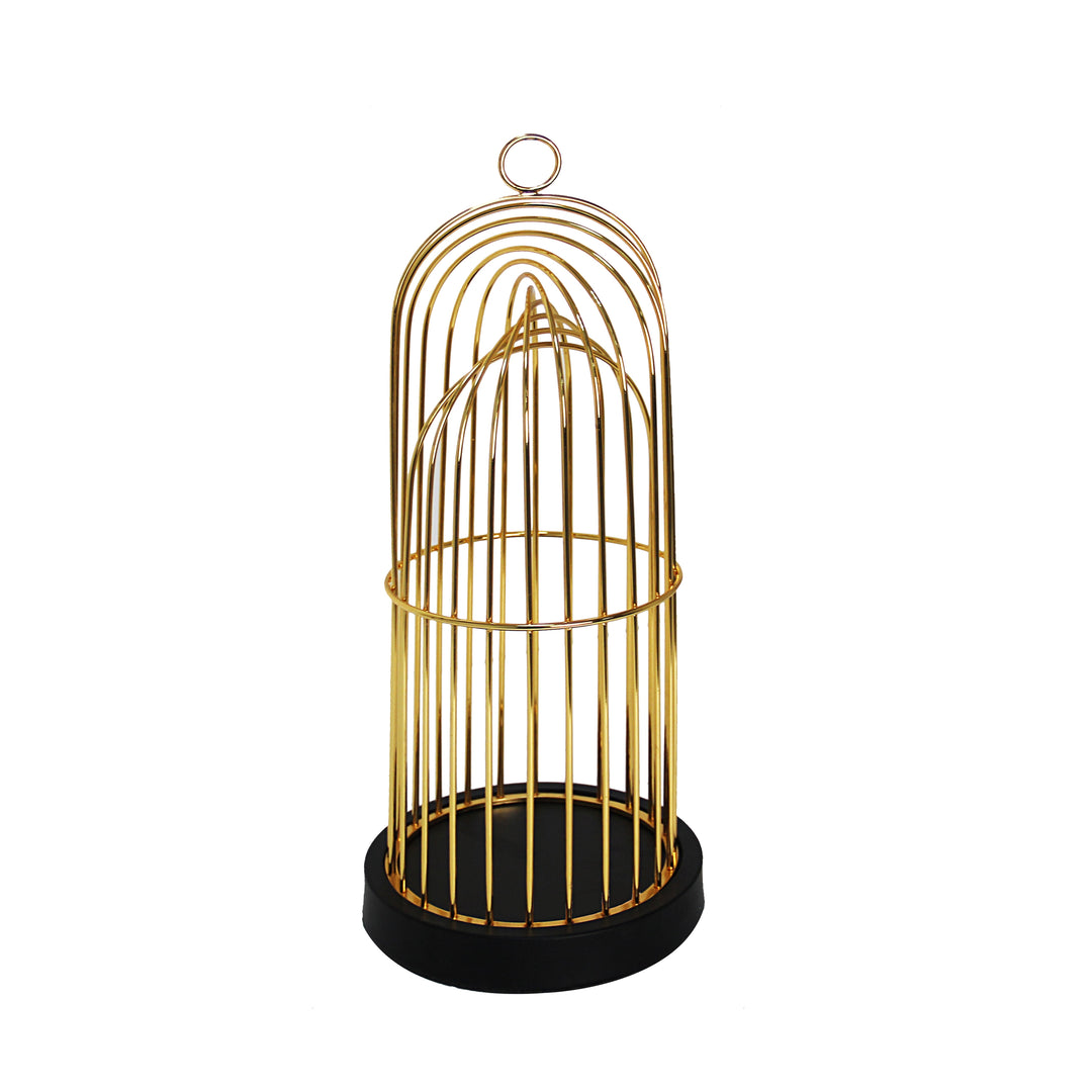 Metal Decorative Birdcage, Gold