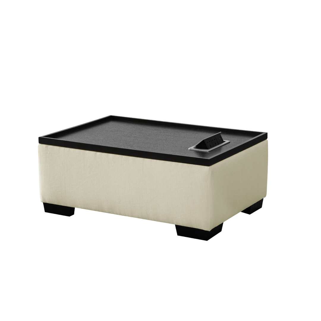 Scott Wooden Ottoman