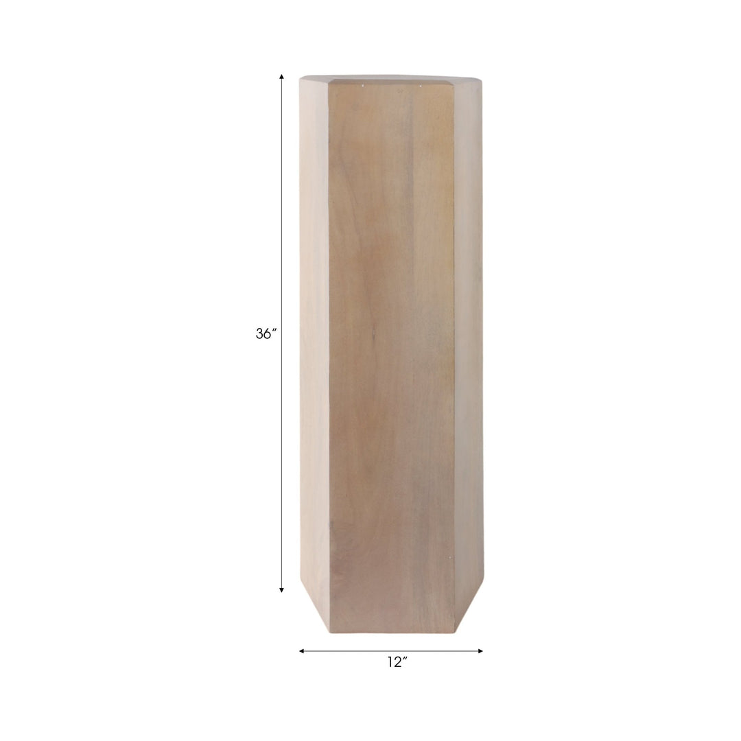 12x36" Novus Large Wood Pedestal