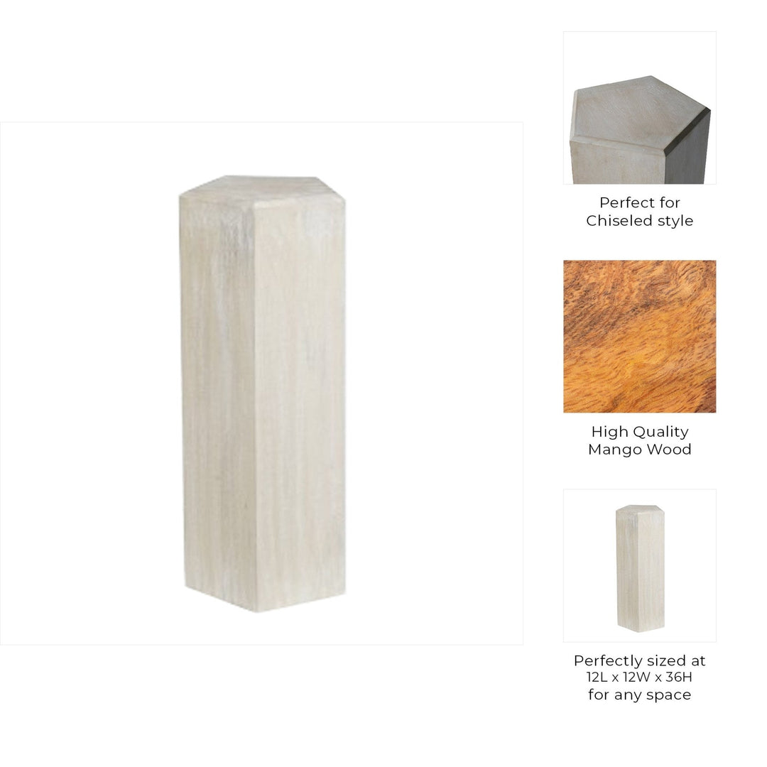 12x36" Novus Large Wood Pedestal