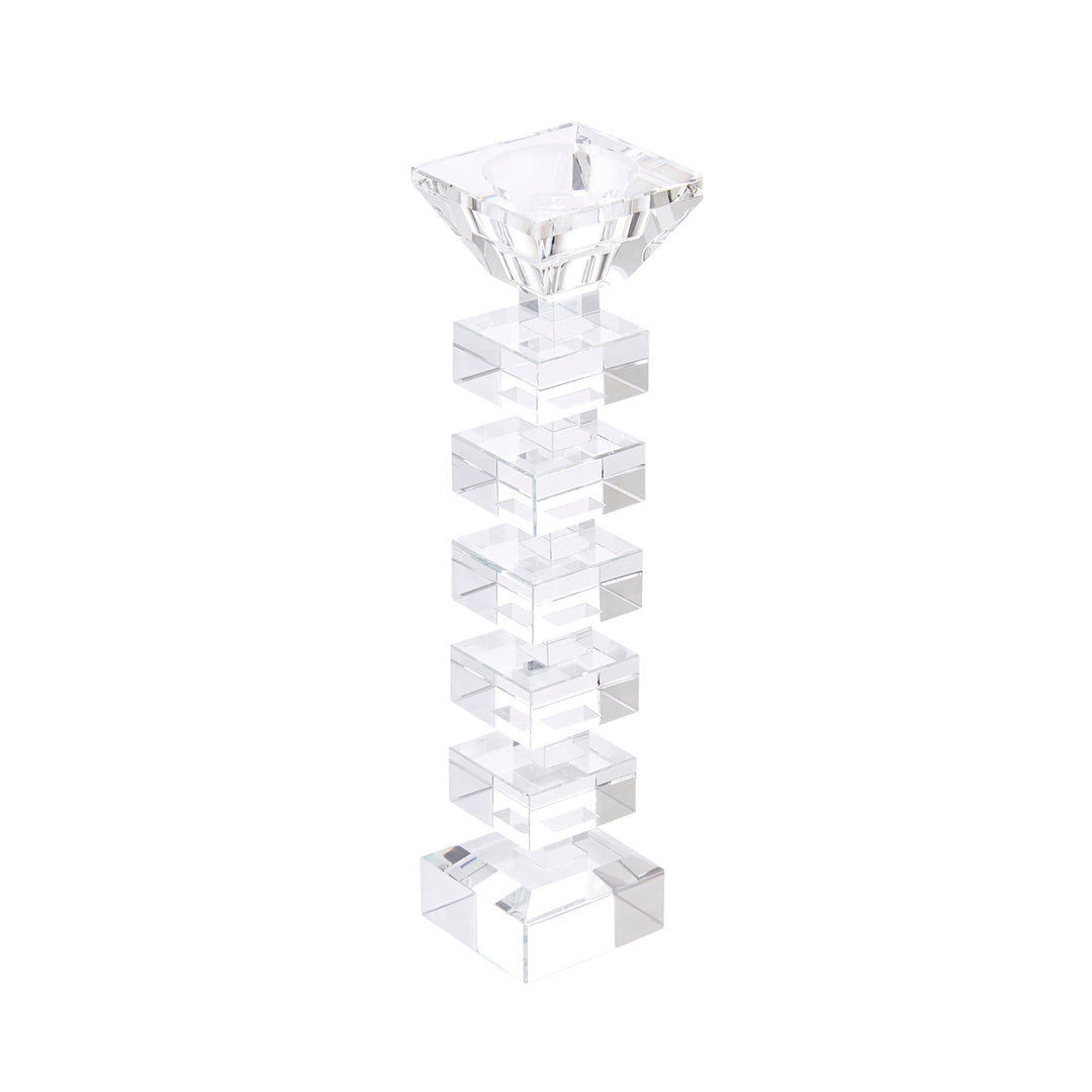 Crystal Candle Holder, Clear