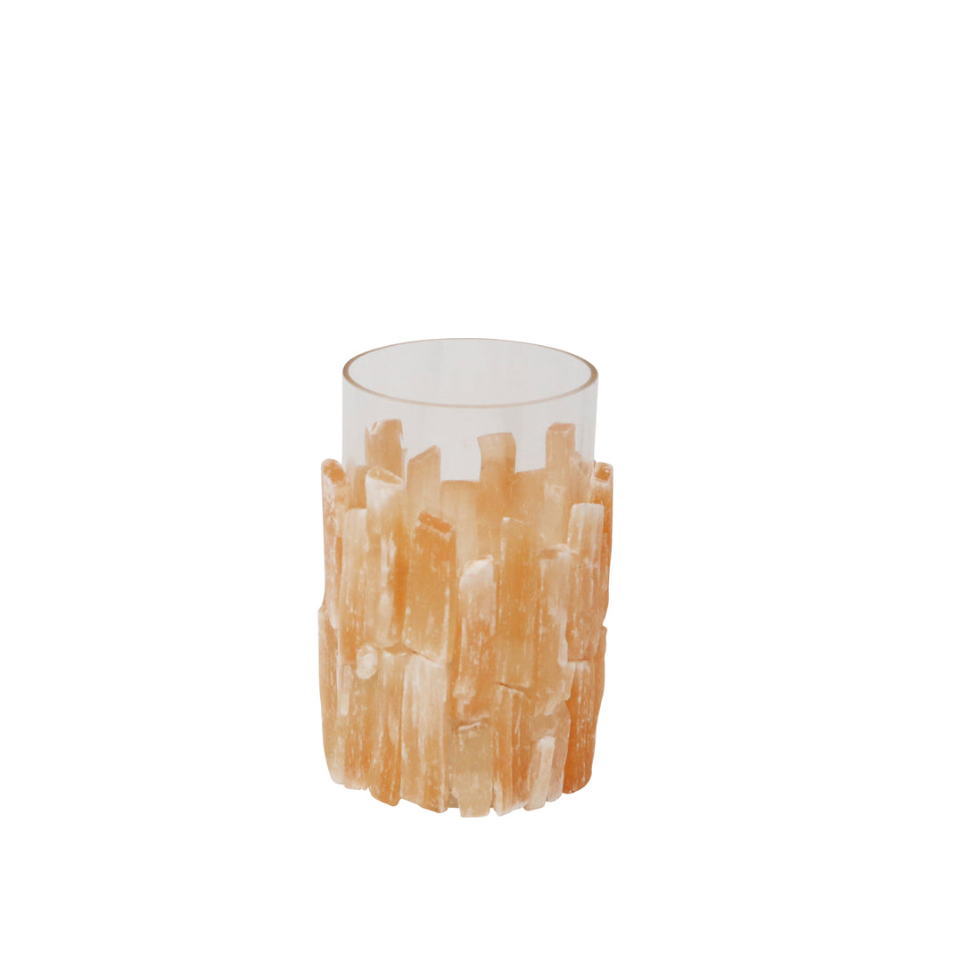 Selenite / Glass Hurricane, Orange