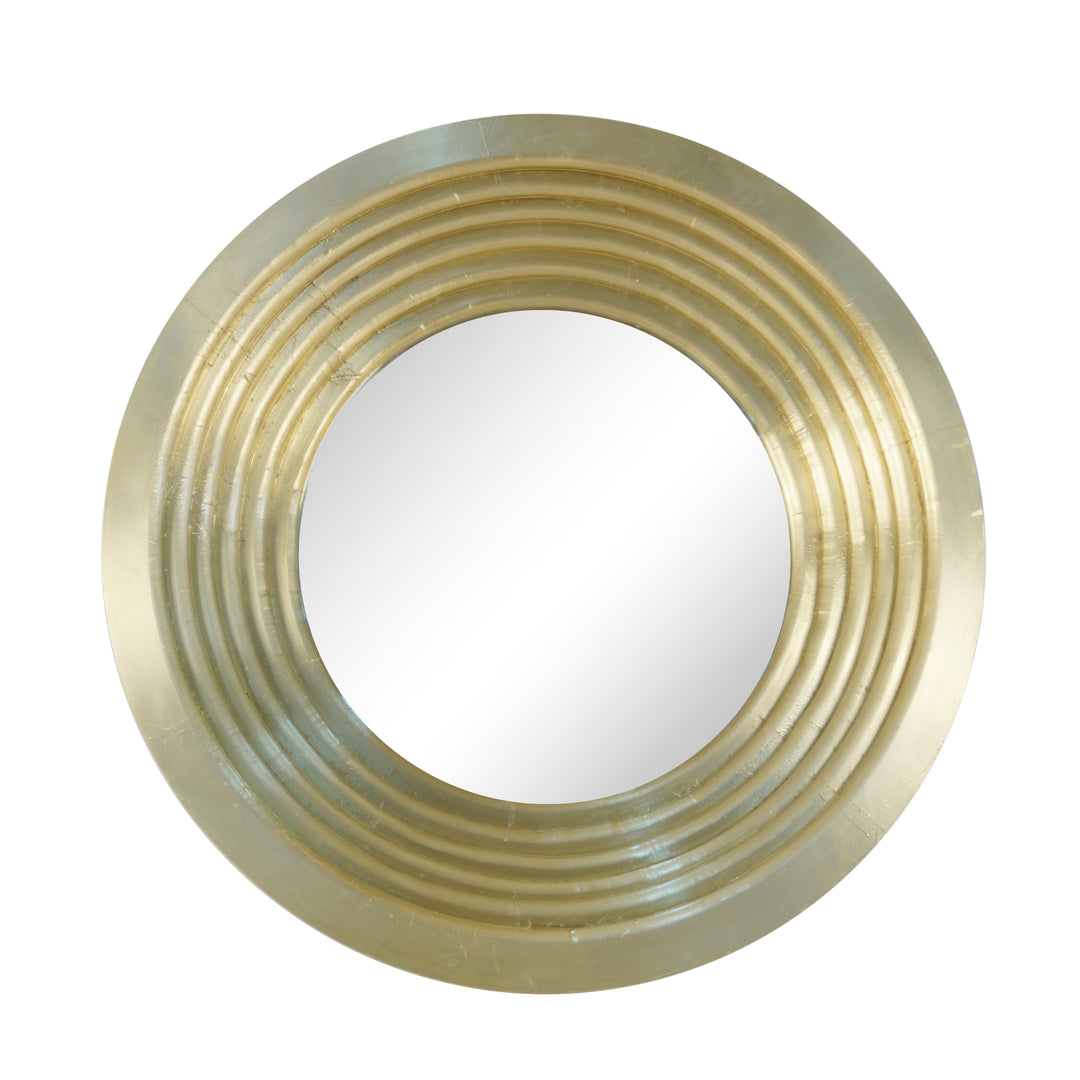 MIRROR 48" WOOD/METAL, GOLD