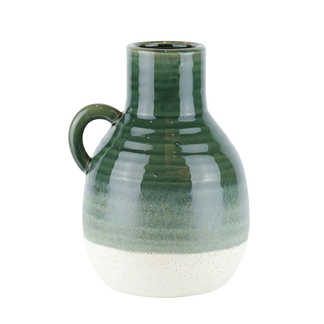 CERAMIC 10" JUG, GREEN