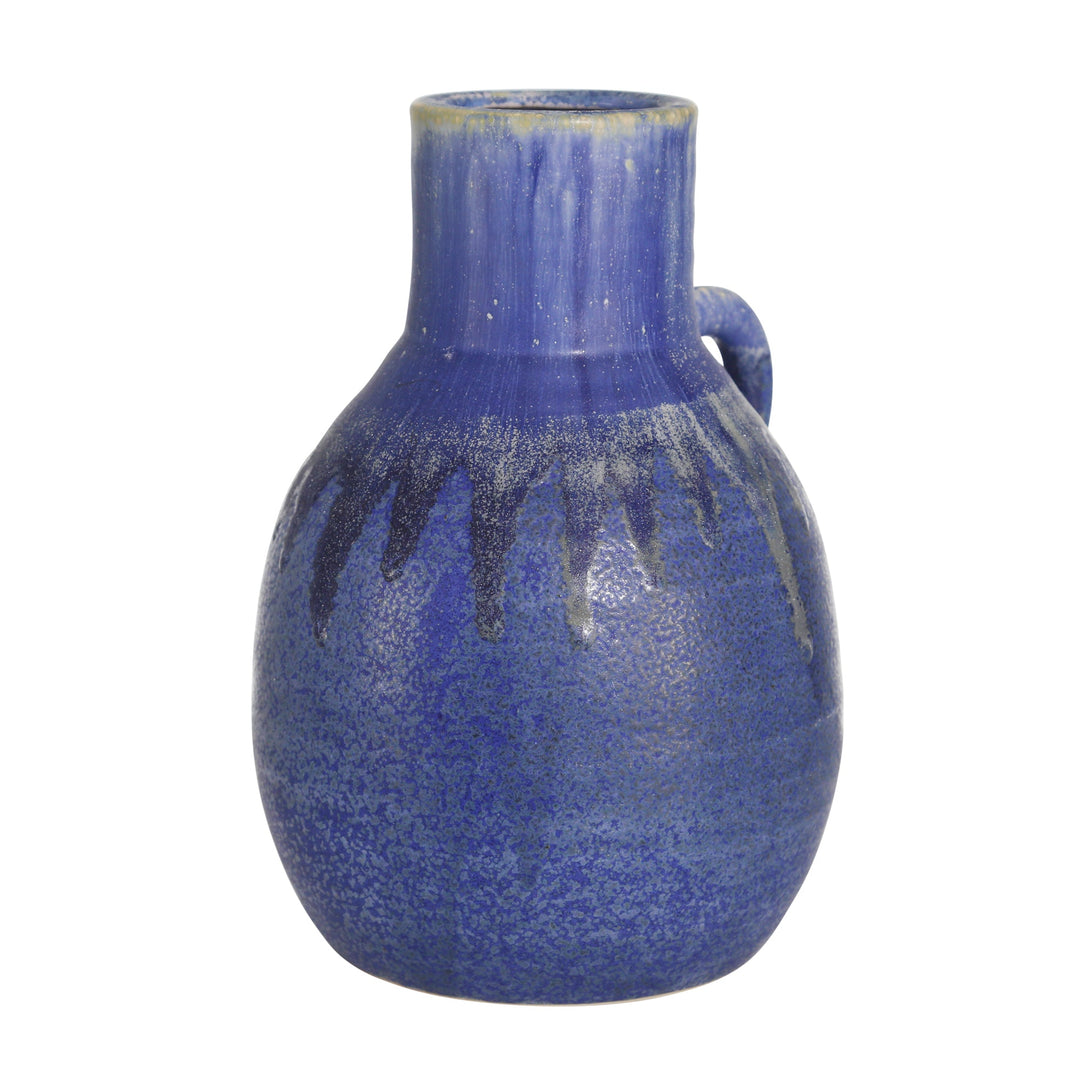 Ceramic 10" Jug, Blue