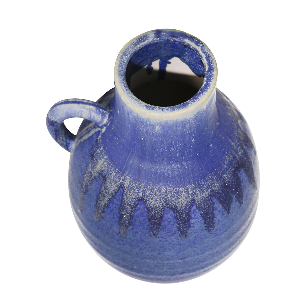 Ceramic 10" Jug, Blue