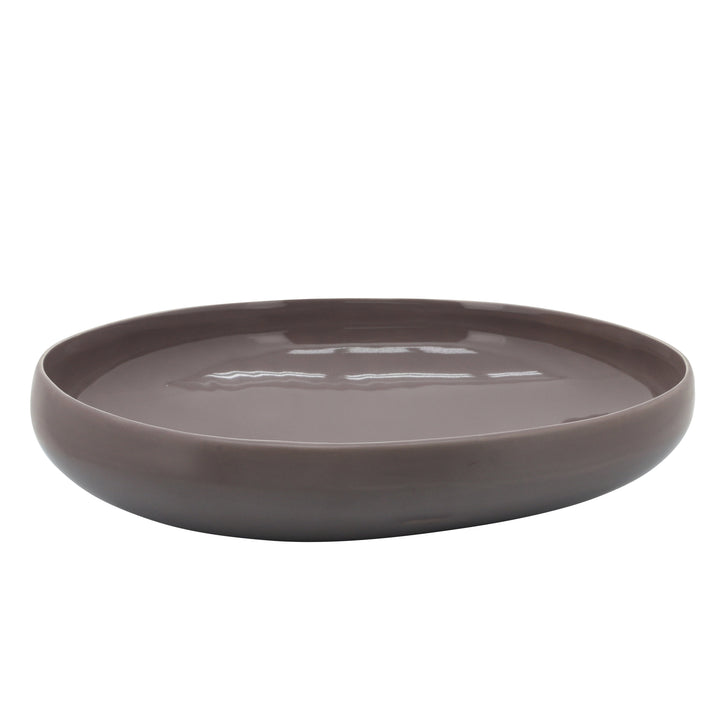S/2 ORGANIC BOWLS 12/15", BEIGE