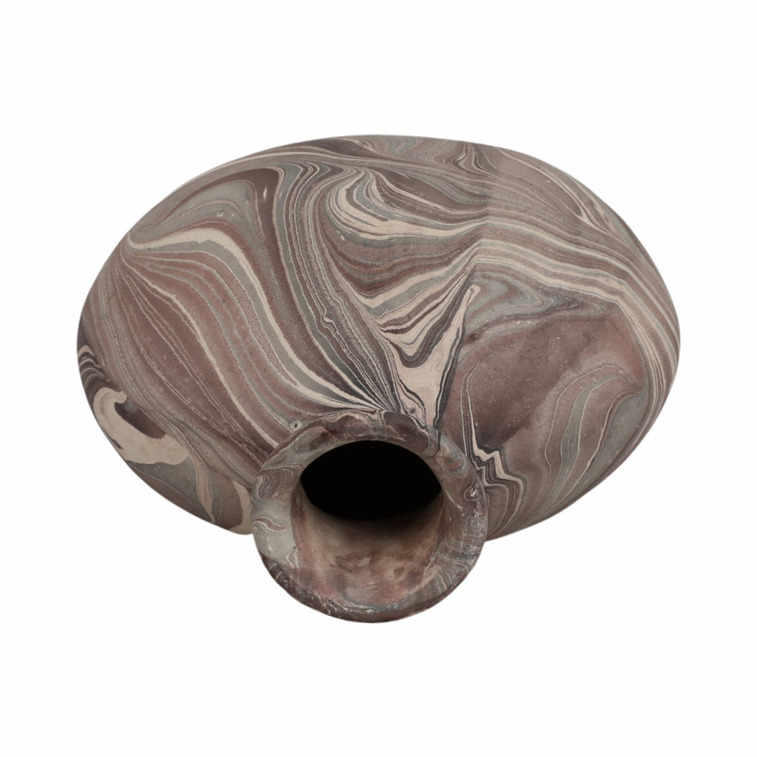 14" CARRANA MEDIUM BROWN ECOMIX VASE