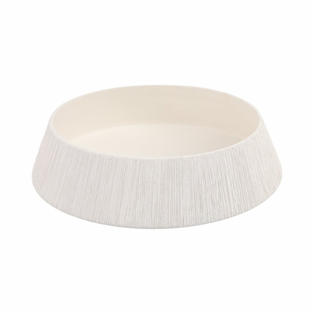 14" Cascais White Portugal Bowl