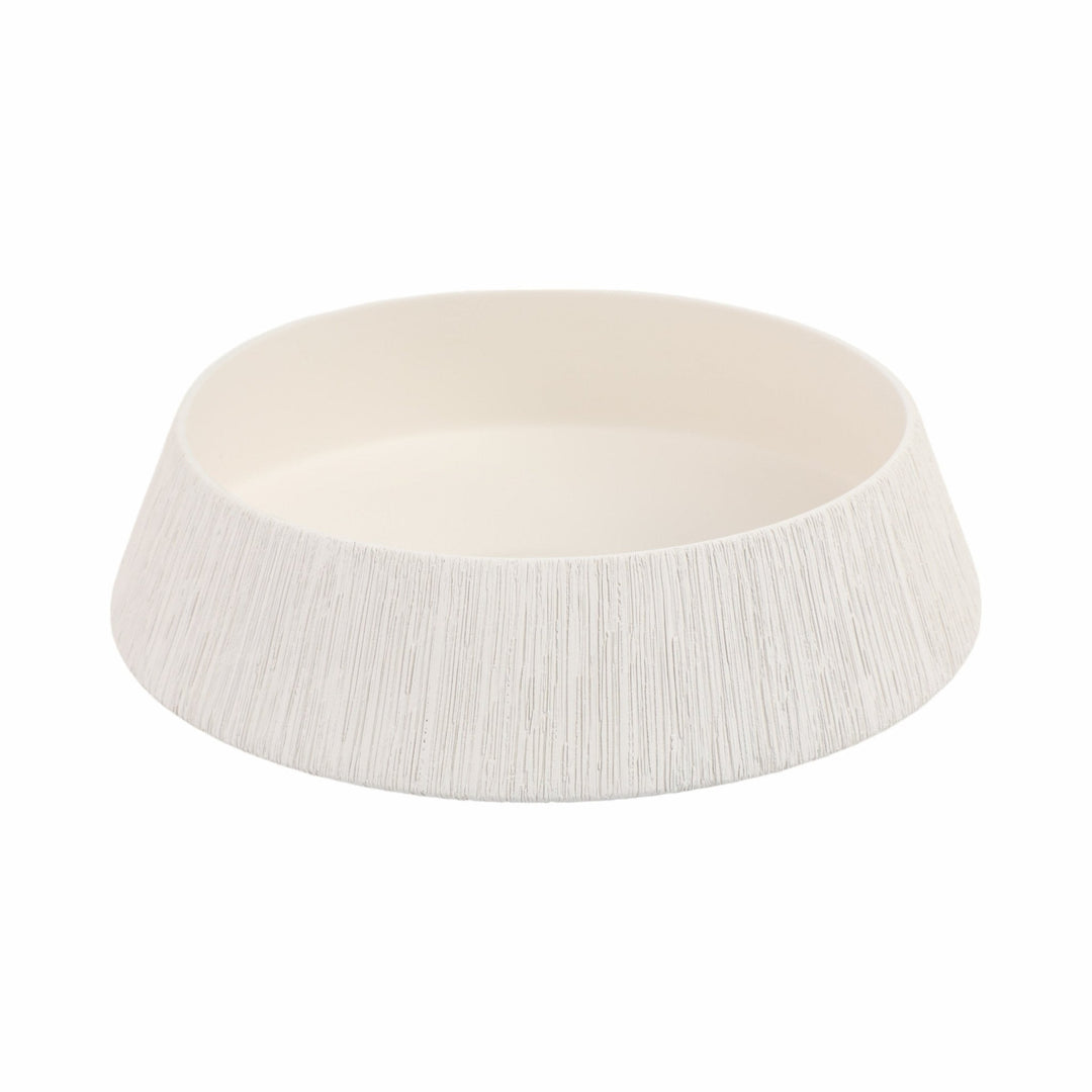 14" Cascais White Portugal Bowl