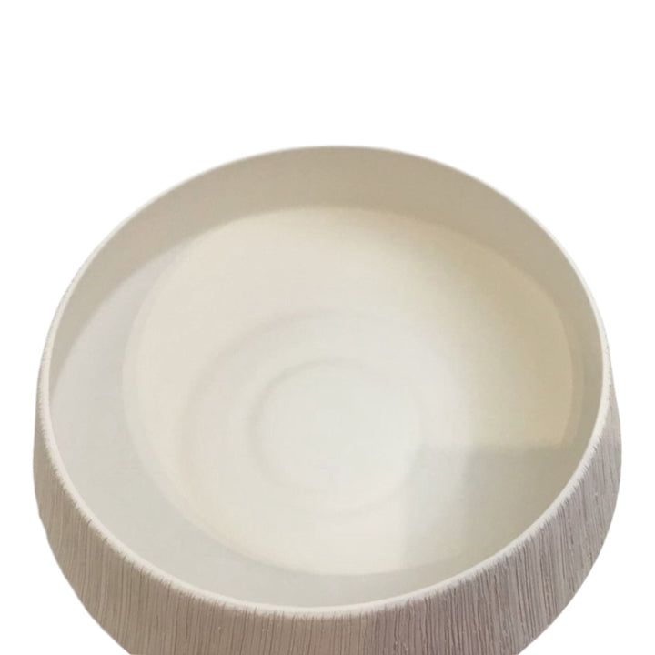 14" Cascais White Portugal Bowl
