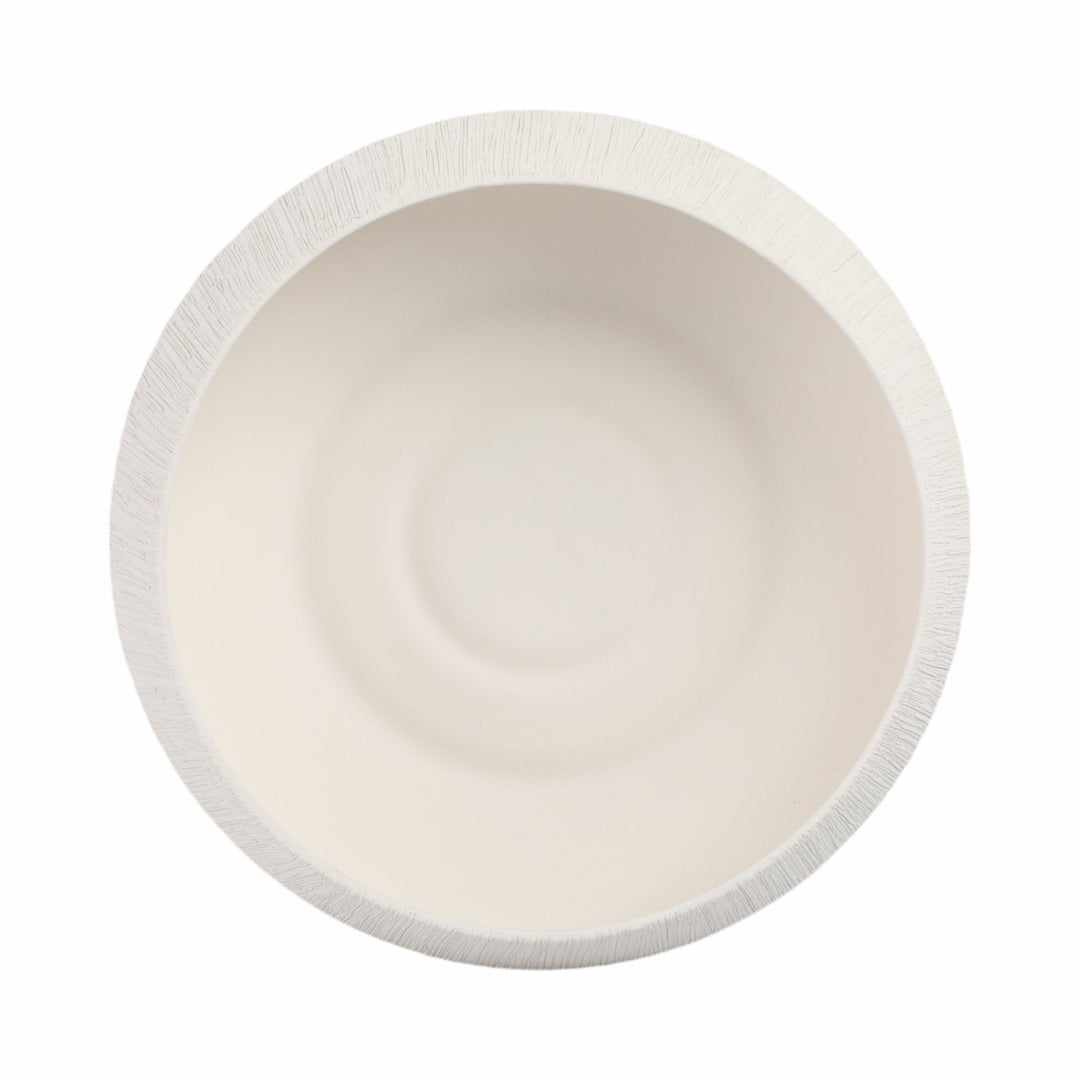 14" Cascais White Portugal Bowl