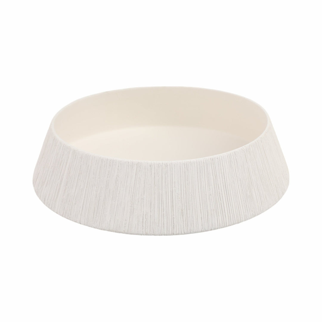 14" Cascais White Portugal Bowl
