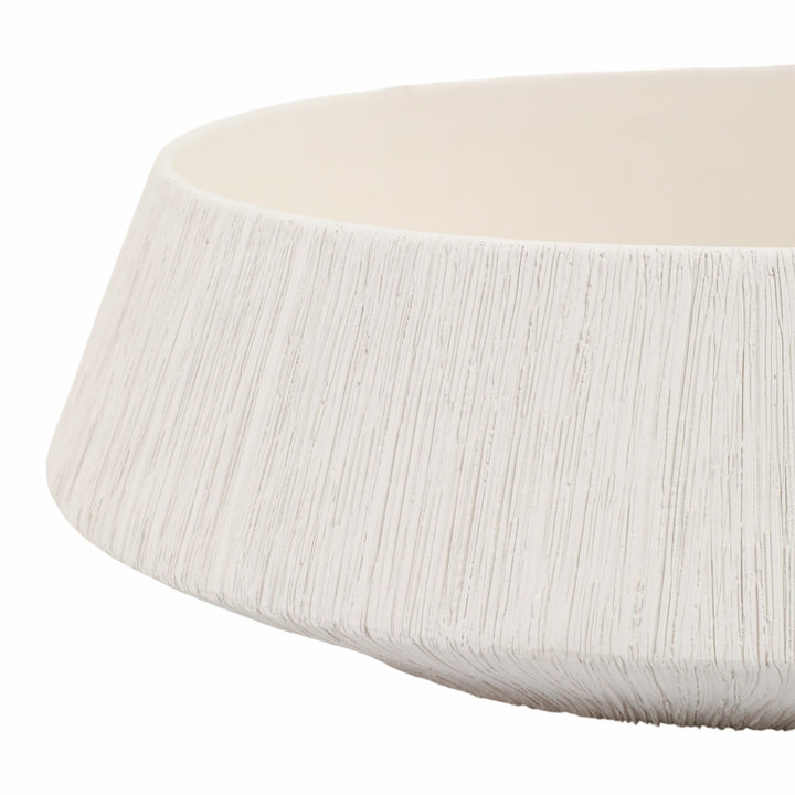 14" Cascais White Portugal Bowl