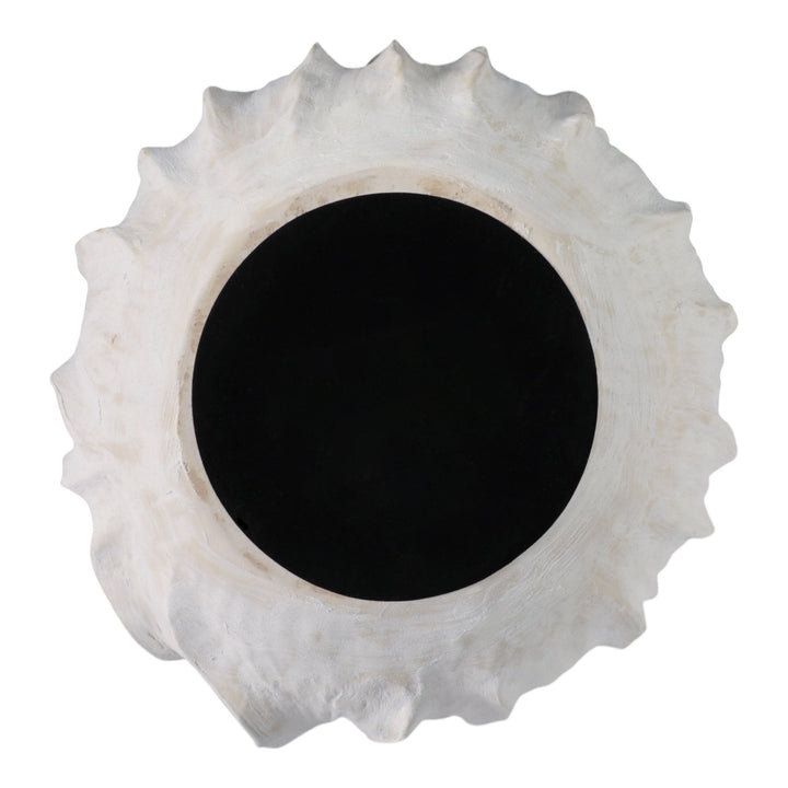 14" SPADENA SHORT PORCELAIN BOWL, IVORY