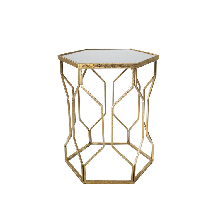 S/2 MIRRORED ACCENT TABLE
