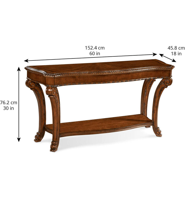 Old World Sofa Table