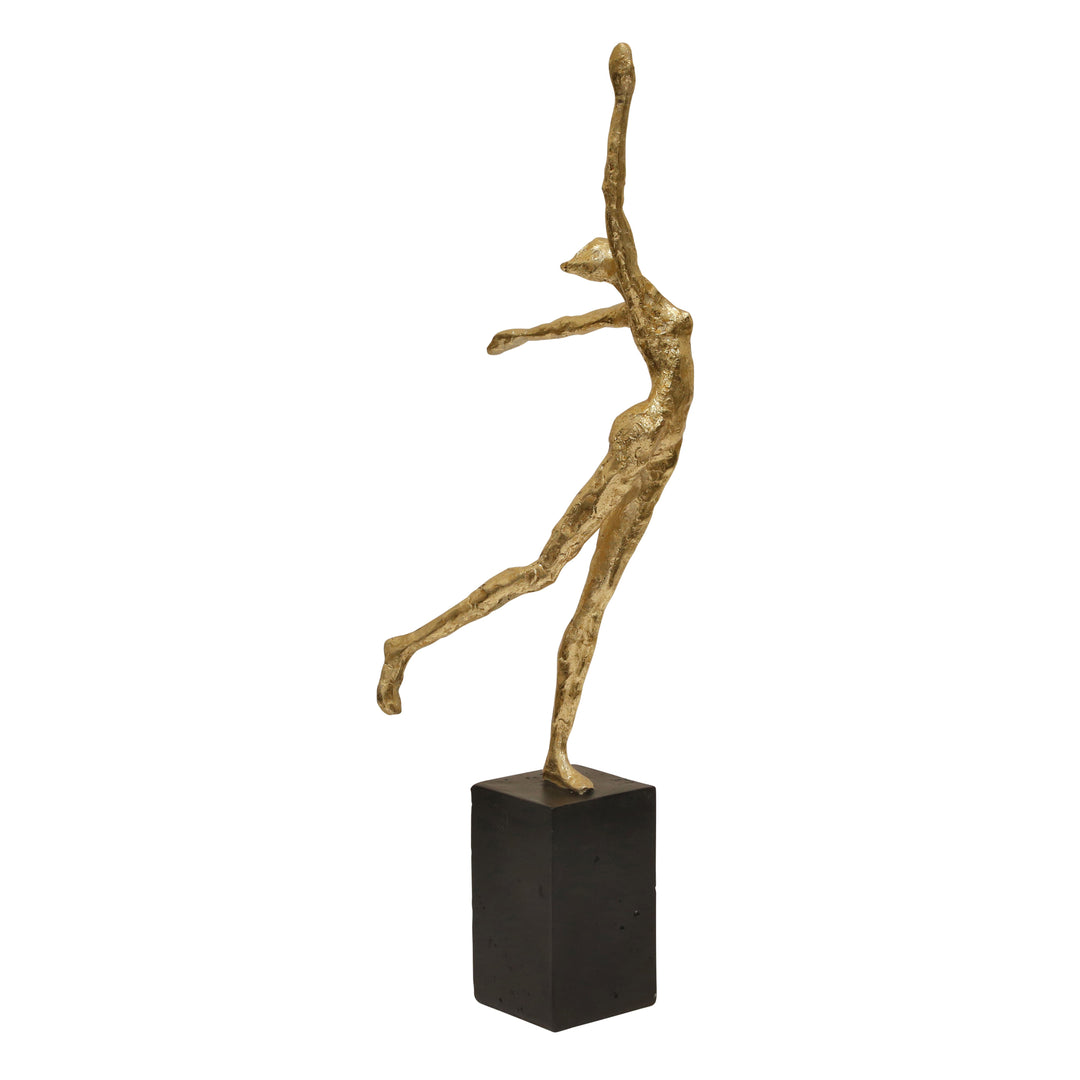 RESIN 20" GYMNAST, GOLD