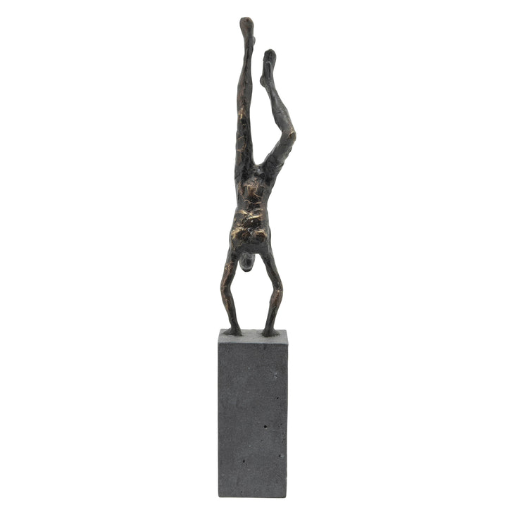 RESIN 19" GYMNAST, BRONZE