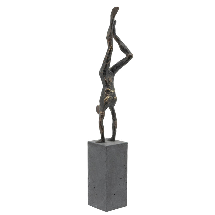 RESIN 19" GYMNAST, BRONZE