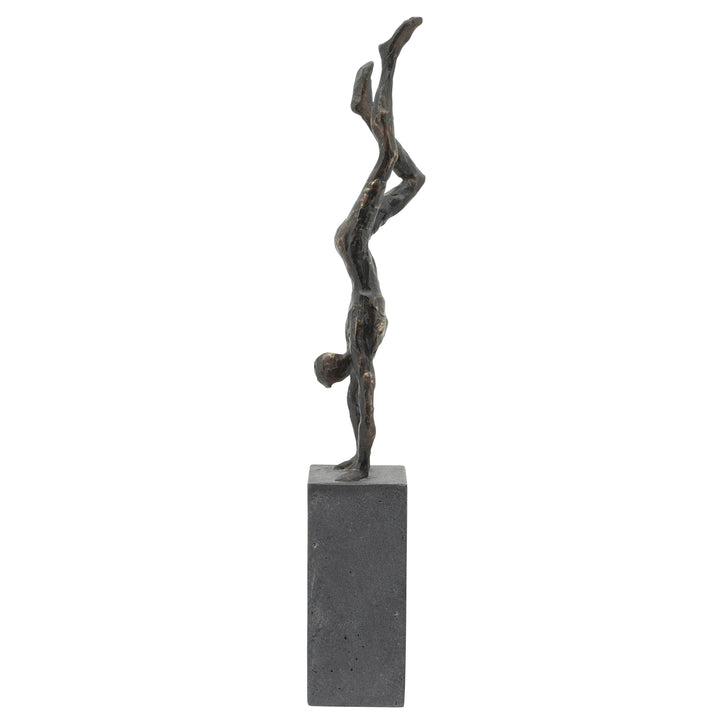 RESIN 19" GYMNAST, BRONZE