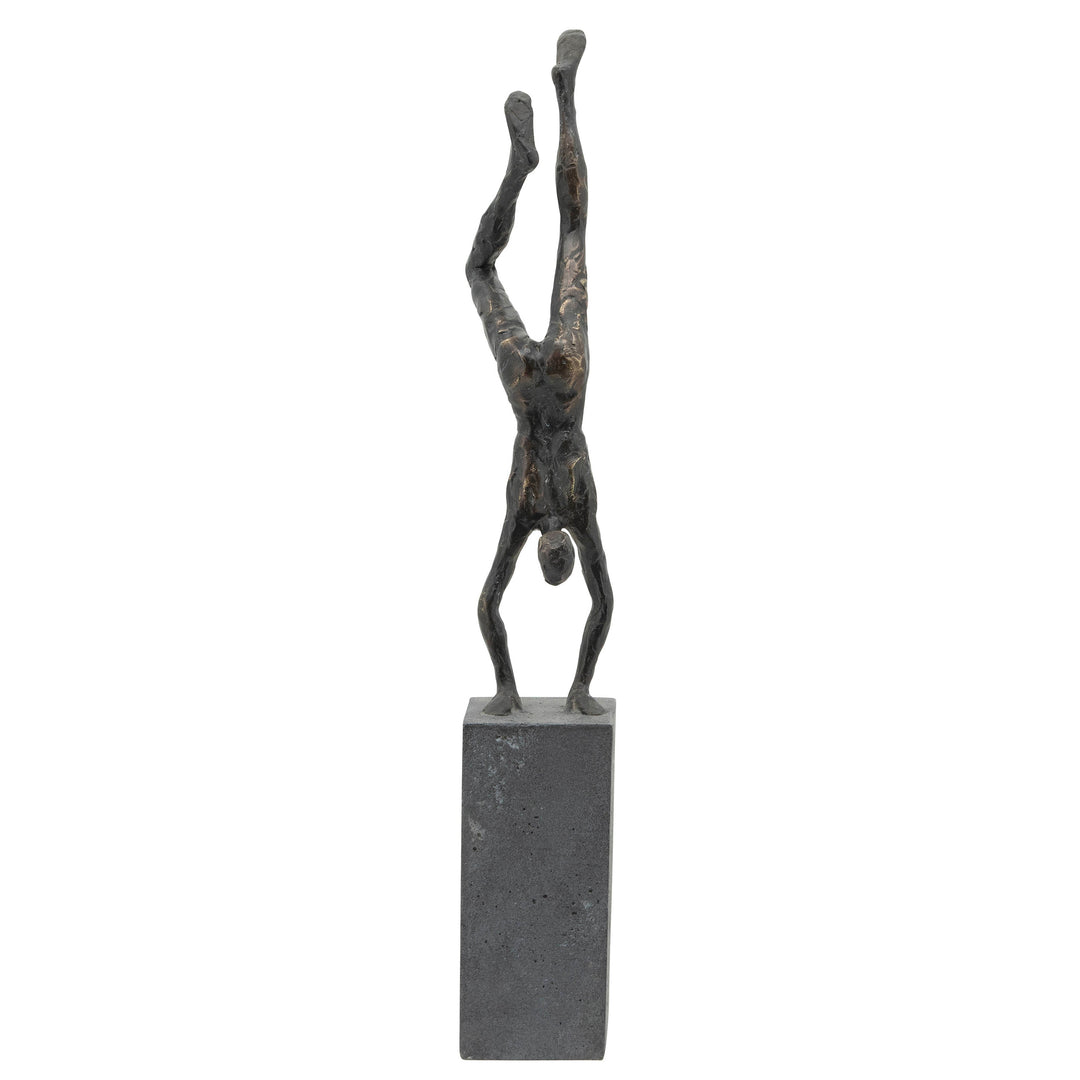 RESIN 19" GYMNAST, BRONZE