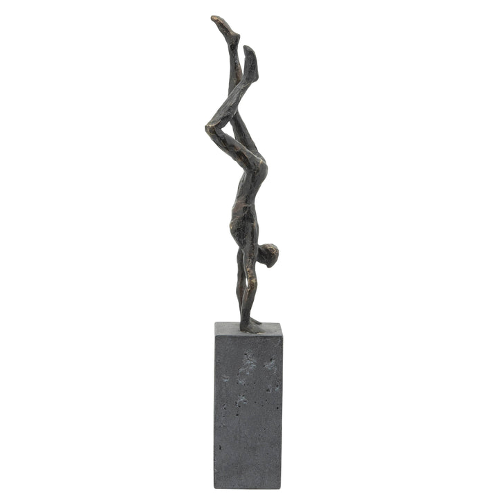 RESIN 19" GYMNAST, BRONZE