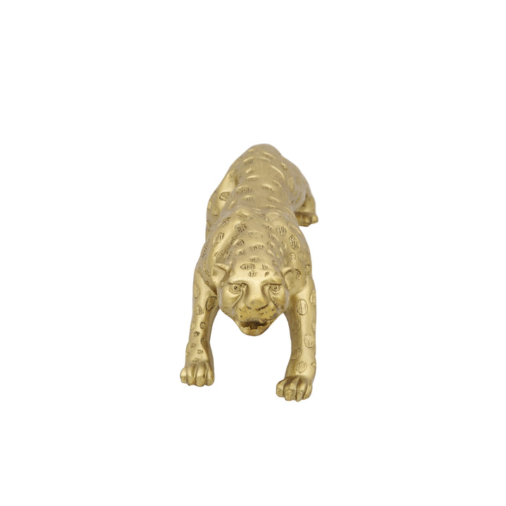 RESIN LEOPARD TABLETOP DECOR,GOLD