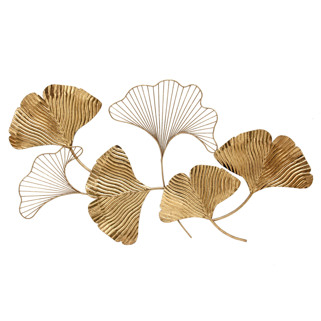 METAL 42" PETAL WALL DECOR, GOLD