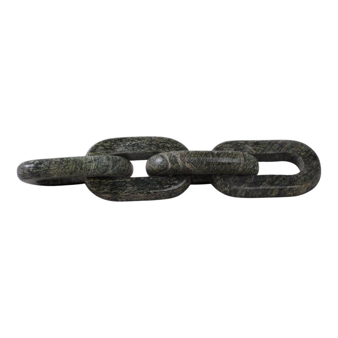 14X3" 4-LINK MARBLE CHAIN, FOREST GREEN
