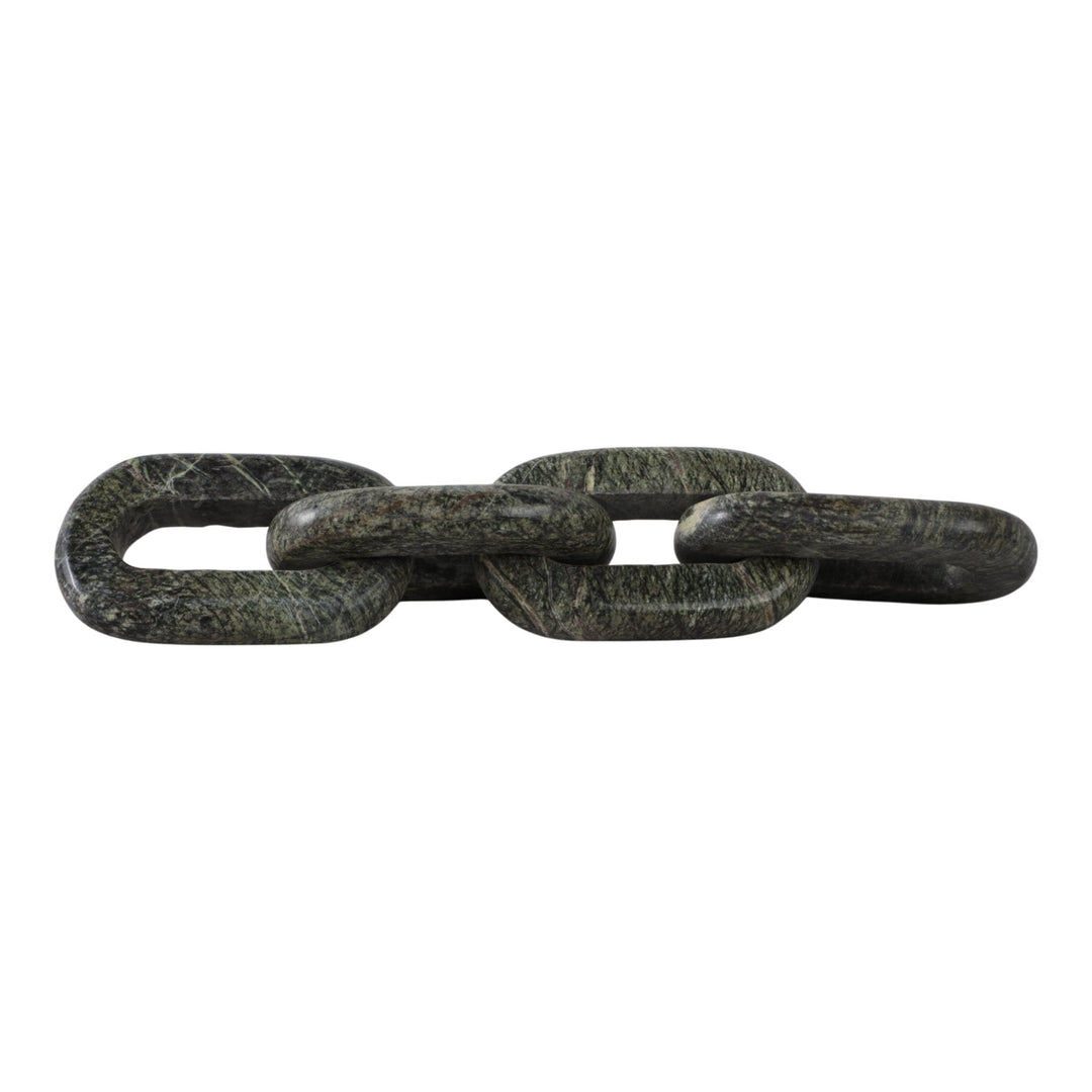 14X3" 4-LINK MARBLE CHAIN, FOREST GREEN